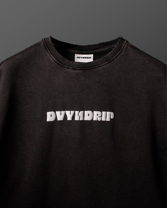 Front view of the DVYNDRIP Preserver T-shirt with minimal DVYNDRIP logo on the chest